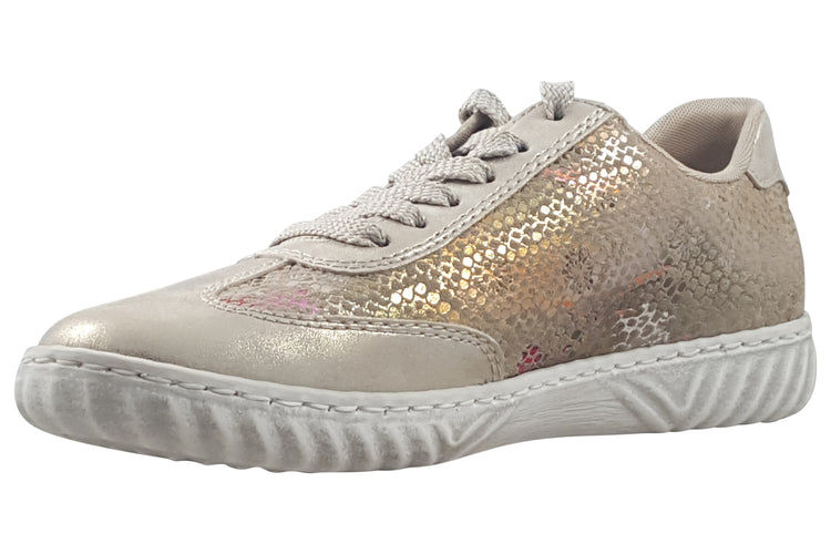 Rieker Violet N0902-90 Muschel Womens Fashion Trainers