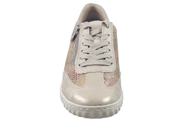 Rieker Violet N0902-90 Muschel Womens Fashion Trainers