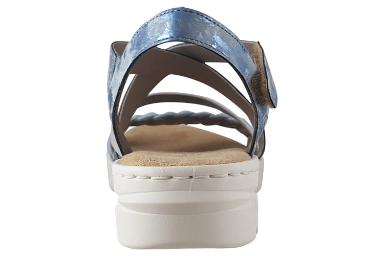 Rieker Yardley V4663 Blue Womens Sandals