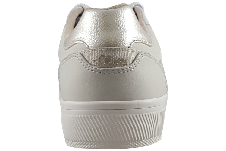 S.Oliver Bombay 23644- 42 Beige Combi Womens Fashion Trainers