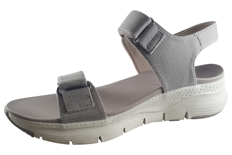 Skechers Arch Fit Touristy 119247 Taupe Womens Sandals