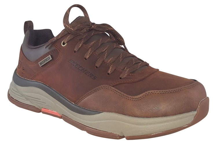 Skechers Benago 210021 Tan Mens Trainers