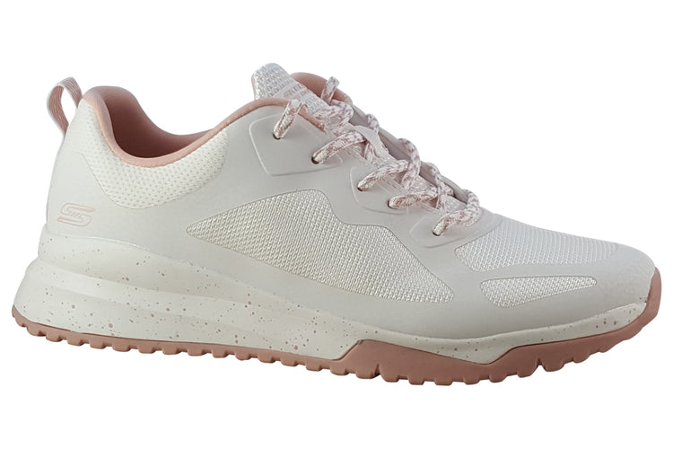 Skechers Bobs 3 Star Flight 117186 White/Pink Womens Sports
