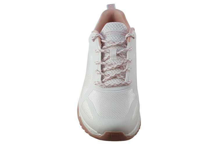 Skechers Bobs 3 Star Flight 117186 White/Pink Womens Sports