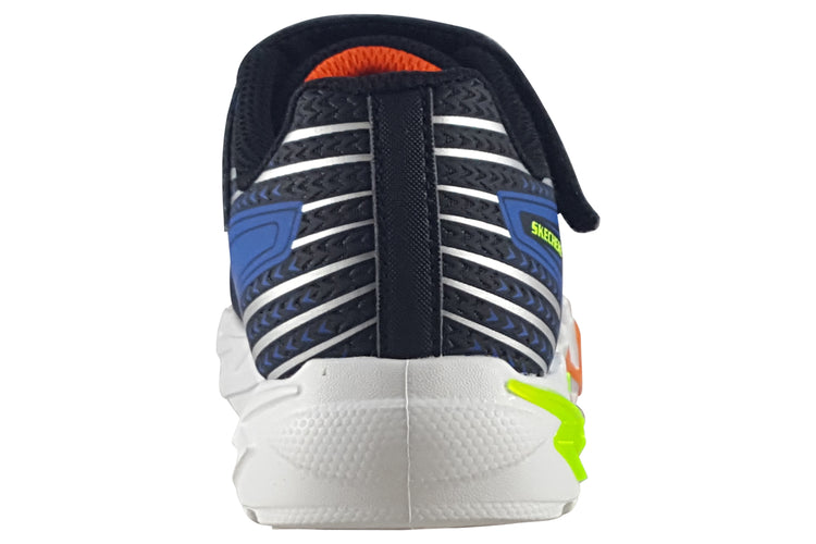 Skechers Bolt Flex- Glow 400138L Black/Blue Boys Sports