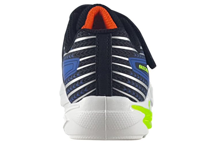 Skechers Bolt Flex-Glow Inf 400138N Black/Blue Boys Sports