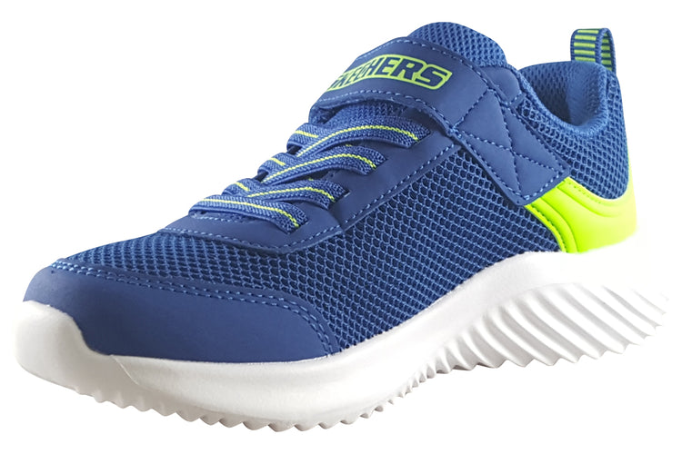 Skechers Bounder Tech 403748L Blue/Lime Boys Sports