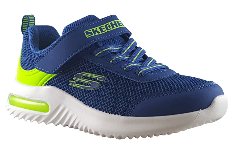 Skechers Bounder Tech 403748L Blue/Lime Boys Sports