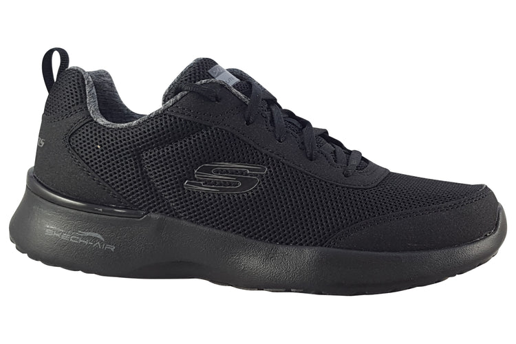 Skechers Dynamight Fast Brake 12947 Black/Black Womens Sports