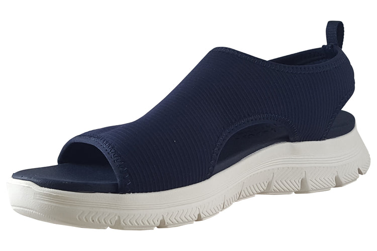 Skechers Flex Appeal 4.0 119478 Navy Womens Sandals