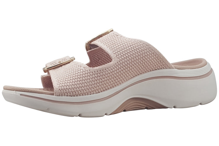 Skechers Go Walk Arch Fit 140871 Blush Womens Sandals