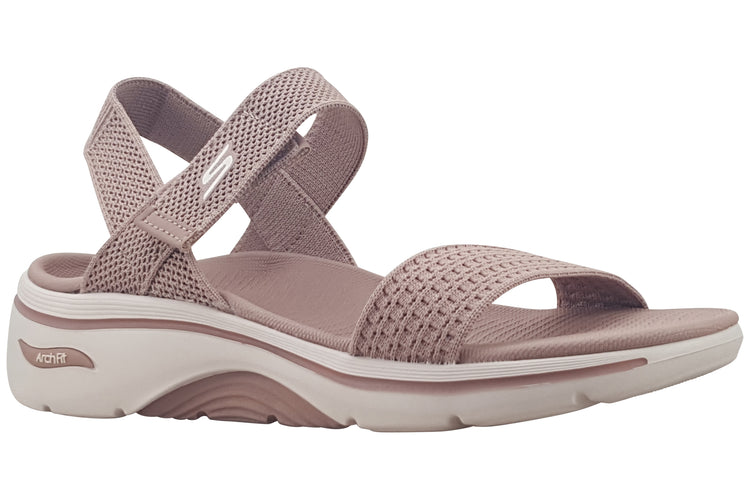 Skechers Go Walk Arch Fit 140874 Mauve Womens Sandals