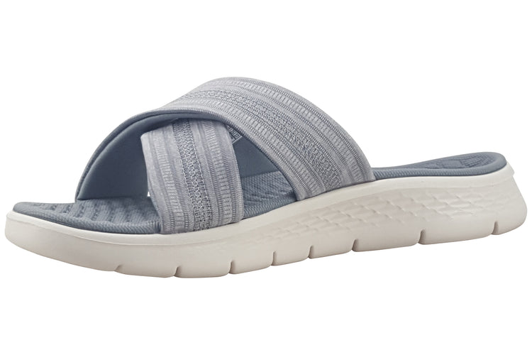 Skechers Slip-Ins Go Walk Flex 141420 Grey Womens Sandals