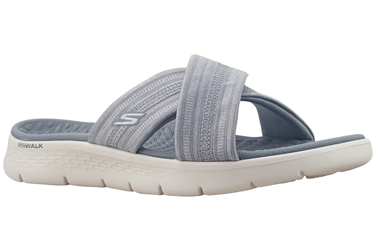 Skechers Slip-Ins Go Walk Flex 141420 Grey Womens Sandals