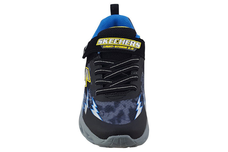 Skechers Light Storm 2.0 400149L Black/Blue Boys Sports