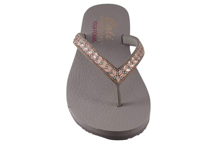 Skechers Meditation Clear Waters 119649 Taupe Womens Sandals