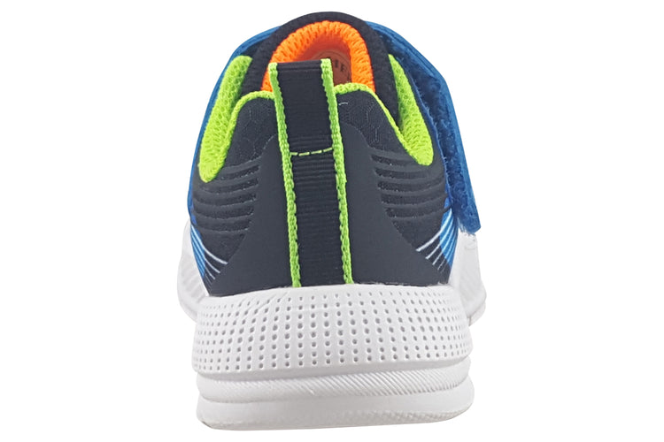 Skechers Microspec Advance Inf 403926N Blue/Lime Boys Sports