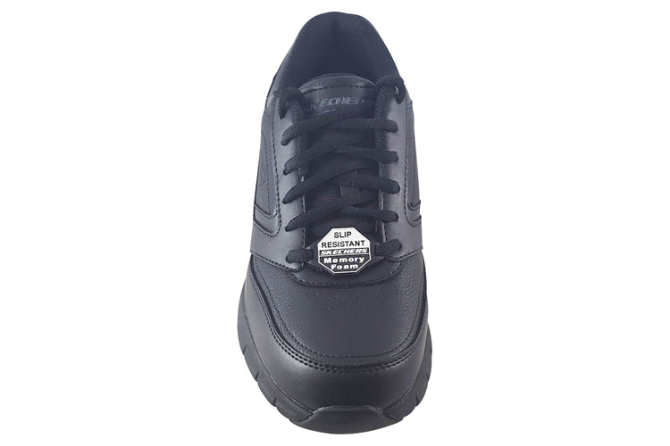 Skechers Nampa Wyola Slip Resistant 77235EC Black/Black Womens Sports