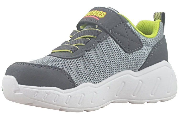 Skechers Play Scene 407312N Charcoal/Lime Boys Sports