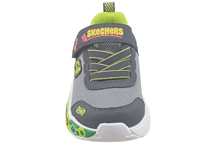 Skechers Play Scene 407312N Charcoal/Lime Boys Sports