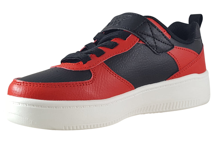 Skechers Show Maddox 400623L Red/Black Boys Sports
