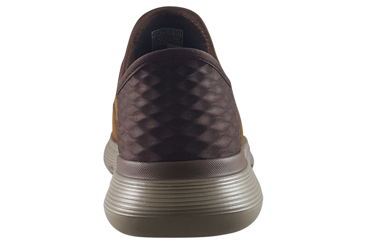 Skechers Slip-Ins Garza 205046 Tan Mens Trainers