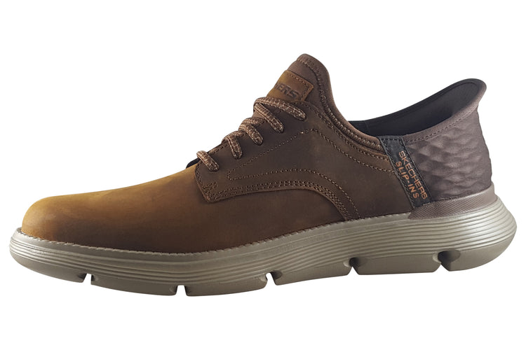 Skechers Slip-Ins Garza 205046 Tan Mens Trainers