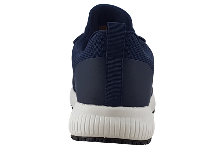Skechers Squad Slip Resistant 77222EC Navy Womens Shoes