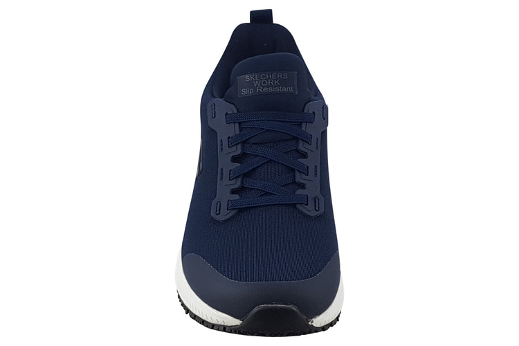 Skechers Squad Slip Resistant 77222EC Navy Womens Shoes