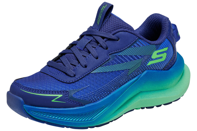 Skechers Stable Pacer 404023L Navy/Lime Boys Sports