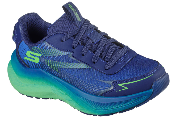 Skechers Stable Pacer 404023L Navy/Lime Boys Sports