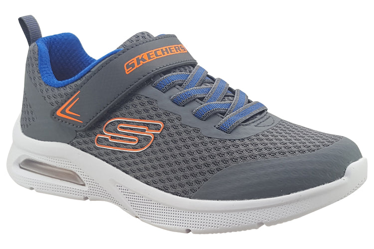 Skechers Vaptix Microspec 403818L Charcoal/Blue Boys Sports