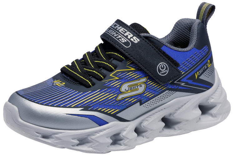 Skechers Vortex 2.0 400605L Silver/Black Boys Sports