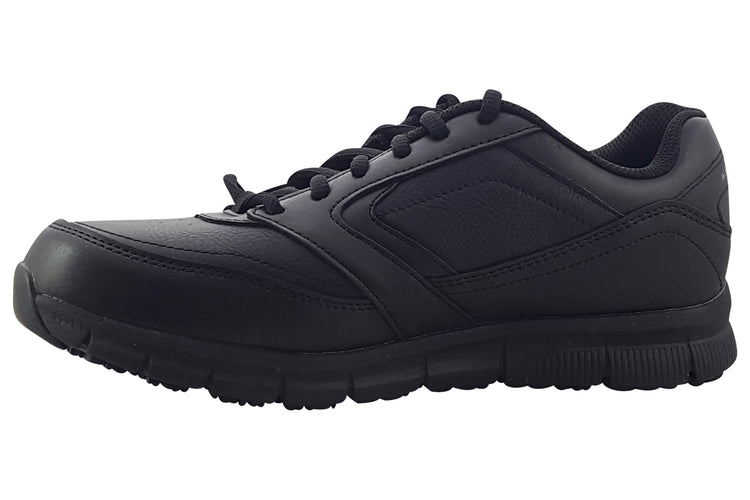 Skechers Work Nampa Slip Resistant 77156EC Black Mens Trainers