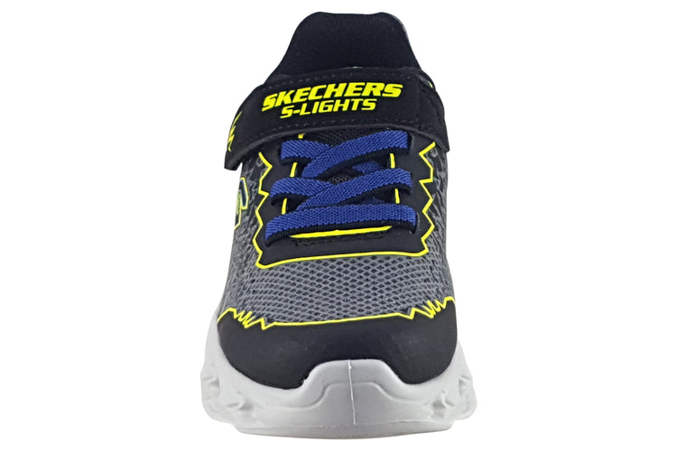 Skechers Zorento Inf 400603N Black/Yellow Boys Sports