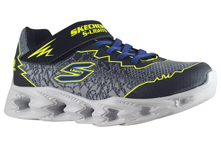 Skechers Zorento Vortex 2.0 400603L Black/Yellow Boys Sports