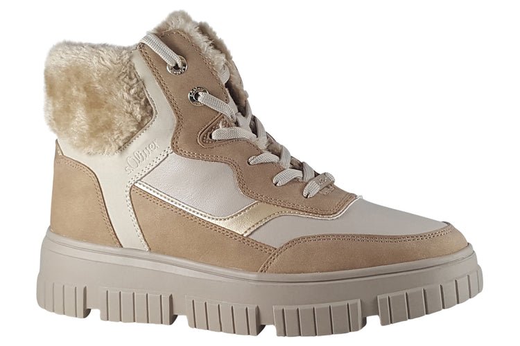 S.Oliver Daphne 26222-41 Nut Combi Womens Boots