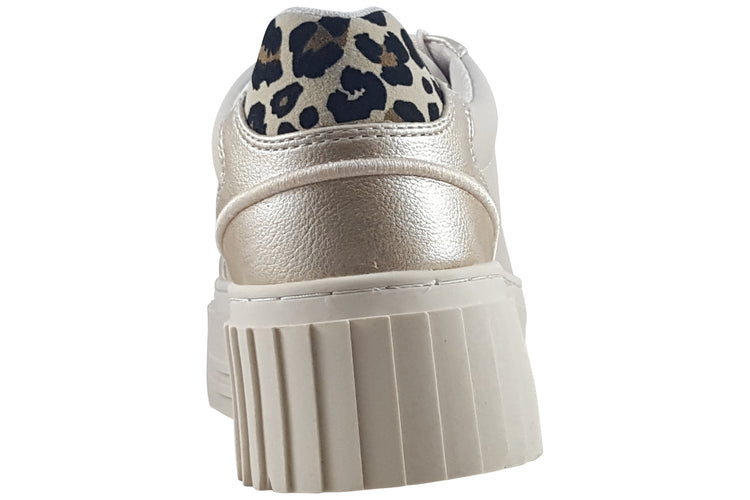 S.Oliver Davison-2 23662-42 Beige Combi Womens Fashion Trainers