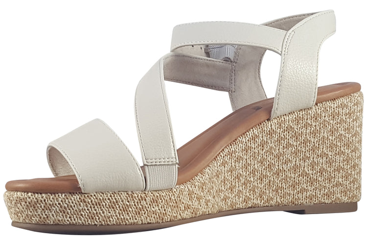 S.Oliver Tabby 28707-44 Cream Womens Sandals