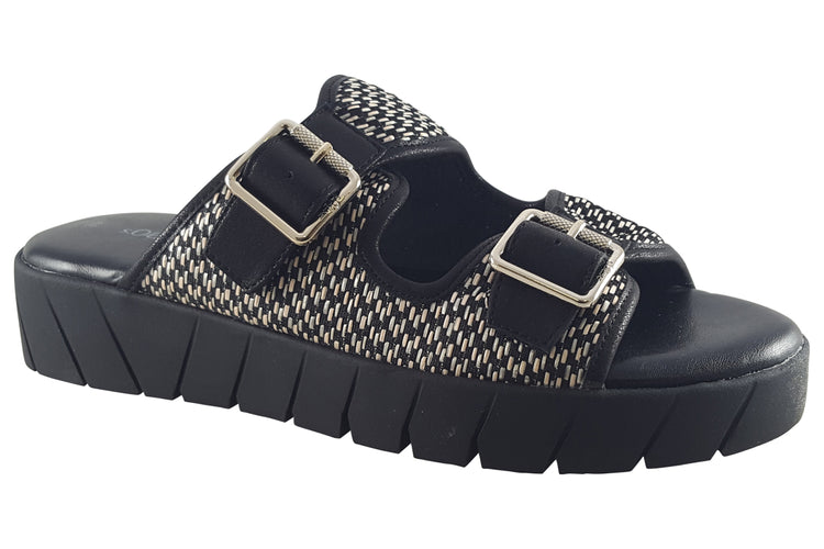 S.Oliver Winnie 27209-42 Black Womens Sandals