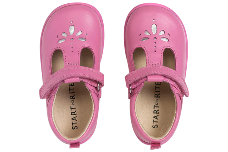 Start-rite Puzzle 0779 Pink Leather Girls First Shoes