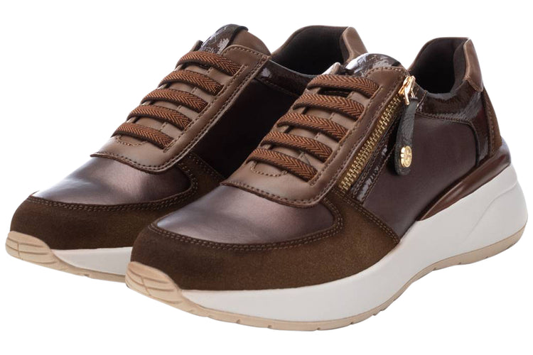 XTI Citrus 143358 Taupe Womens Fashion Trainers
