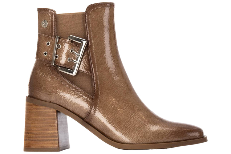 XTI Judith 144315 Beige Patent Womens Boots