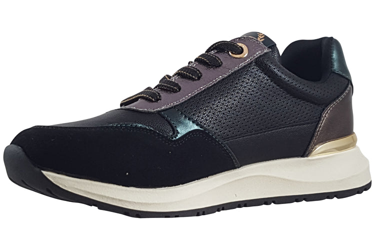 XTI Savlon 144218 Black Womens Fashion Trainers