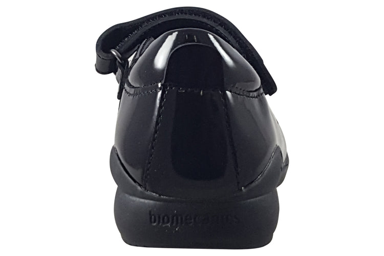 Biomecanics Eloise 221280 Black Patent Girls School Shoes