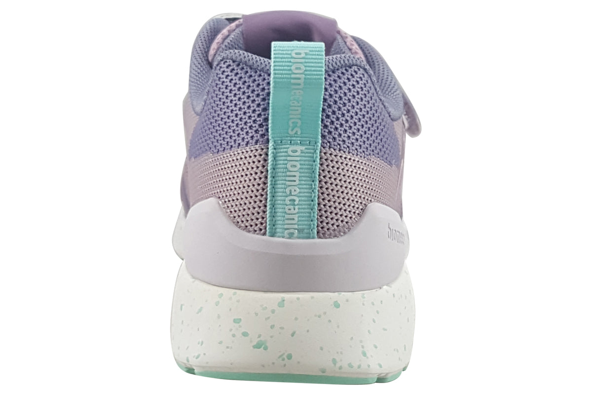 Biomecanics Ivanka 241271D Mauve Aqua Girls Trainers Back