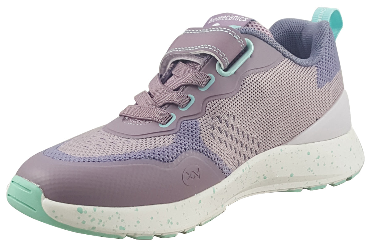 Biomecanics Ivanka 241271D Mauve Aqua Girls Trainers Left