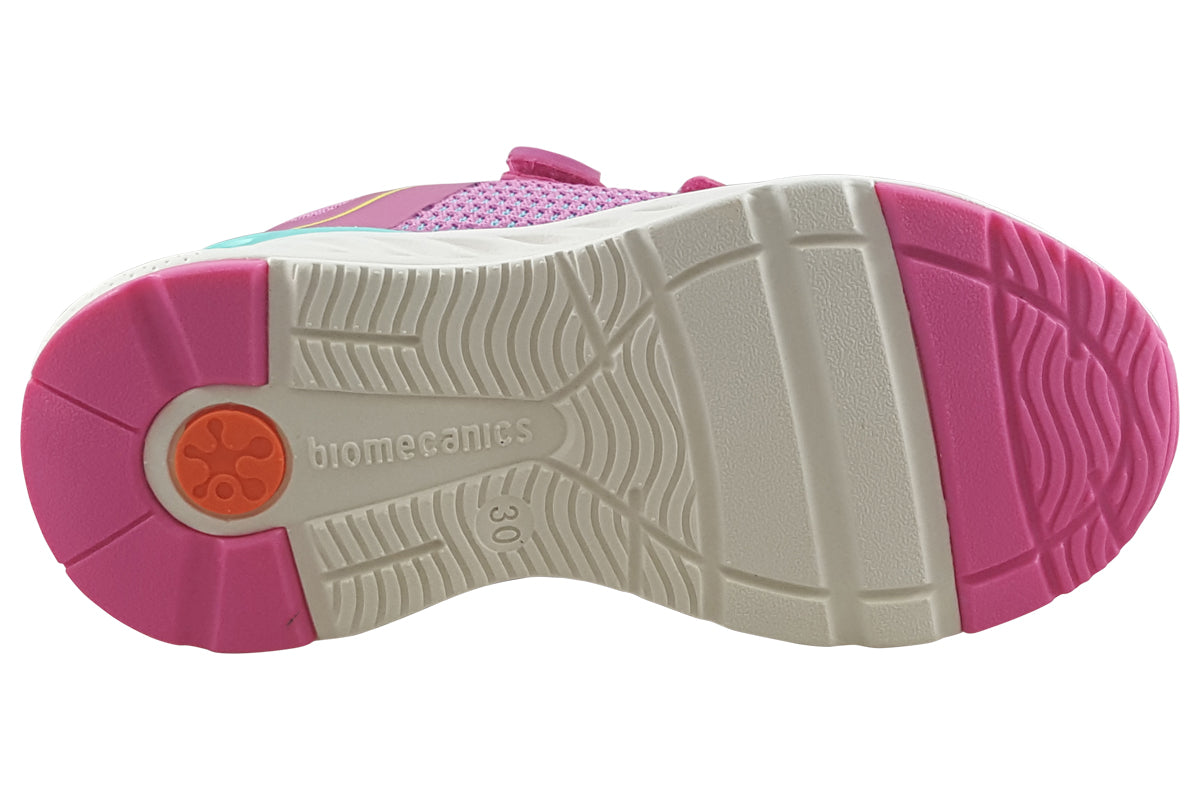 Biomecanics Ivanna 241261B Pink Aqua Girls Trainers Sole