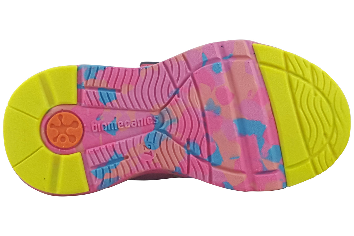 Biomecanics Juicy Pink Multi Girls Trainers Sole