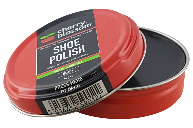 Cherry Blossom Shoe Polish Black